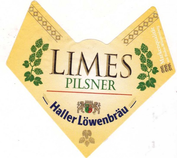 Haller Löwenbräu/Schwäbisch Hall: Limes Pilsner (Nr. 1176)