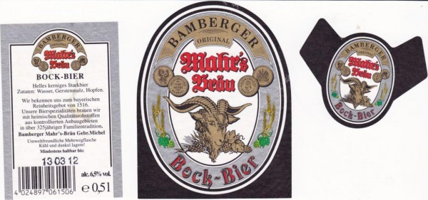 Mahr’s Bräu/Bamberg: Bock-Bier (Nr. 305)