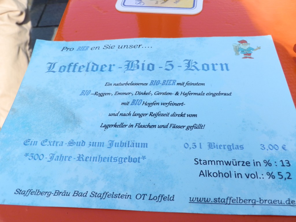 Staffelberg Bräu/Loffeld: Loffelder Bio-5-Korn (Nr. 1900) – Bier-Scout