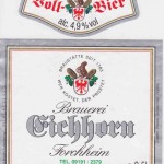 Brauerei Eichhorn/Forchheim: Vollbier (Nr. 81)