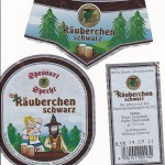 Spessart Brauerei Specht/Kreuzwertheim: Räuberschen schwarz (Nr. 207)