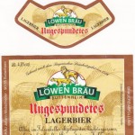 Löwenbräu/Buttenheim: Ungespundetes Lagerbier (Nr. 149)
