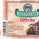 Brauerei Sauer/Rossdorf am Forst: Urbräu (Nr. 197)