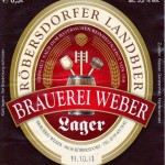 Brauerei Weber/Röbersdorf: Lager (Nr. 232)