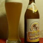 Wolf-Bier/Fuchsstadt (gebraut bei Kauzen Bräu/Ochsenfurt): Weißbier (Nr. 1950)