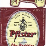 Brauerei Pfister/Weigelshofen: Öko-Bockbier (Nr. 373)