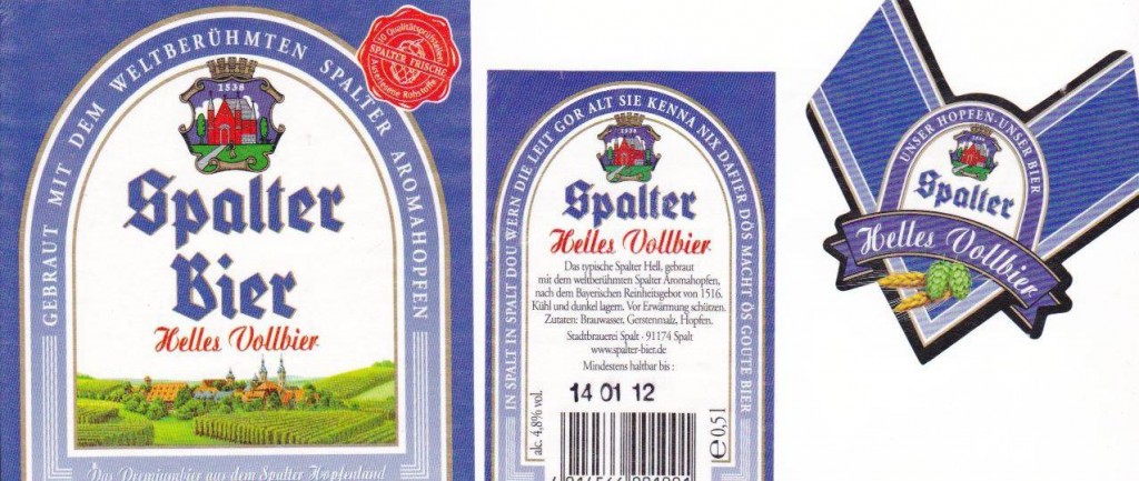 Stadtbrauerei Spalt/Spalt: Helles Vollbier (Nr. 403) – Bier-Scout